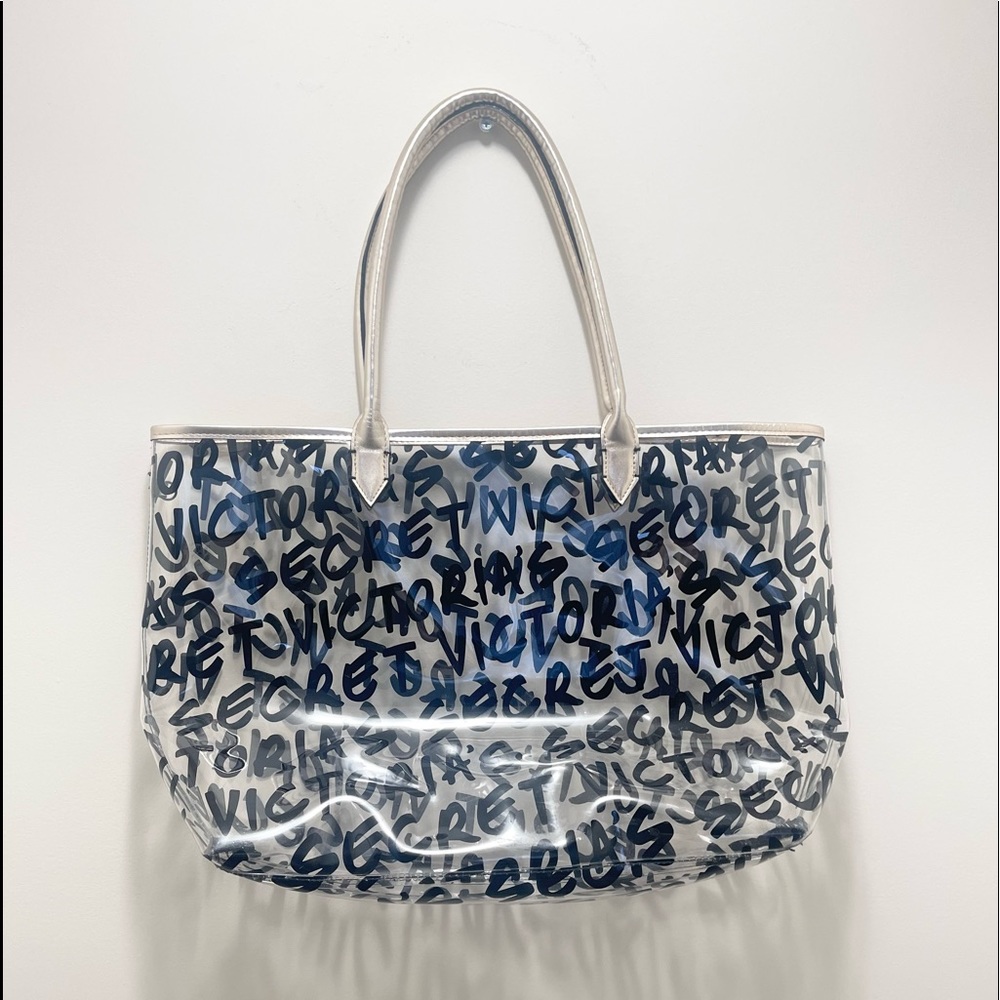 Victoria Secret Clear Grafffiti Tote